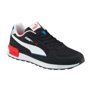 Zapatillas Urbana Puma Graviton NEGRO DETALLE ROJO